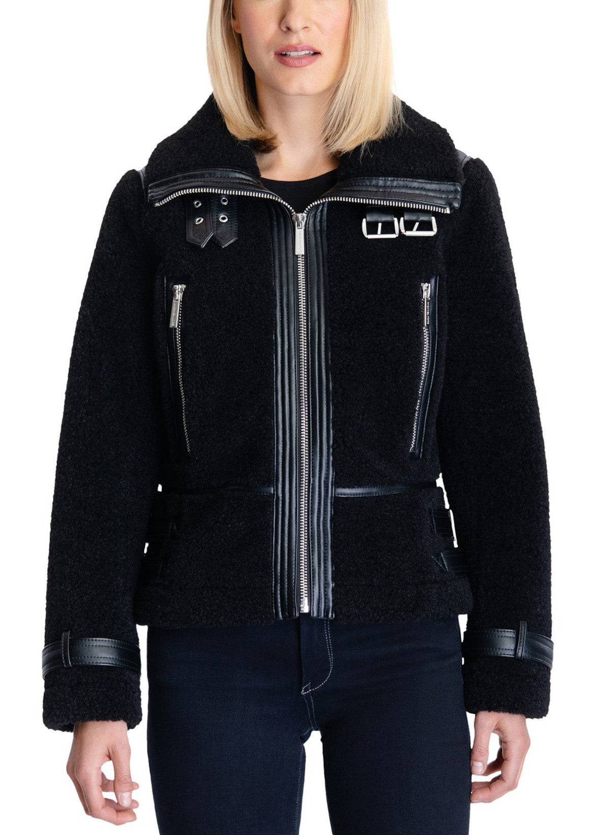 Fleece Moto Coat