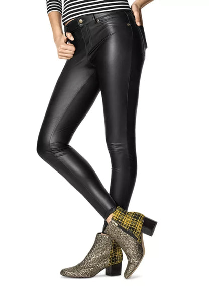 Faux-Leather Leggings